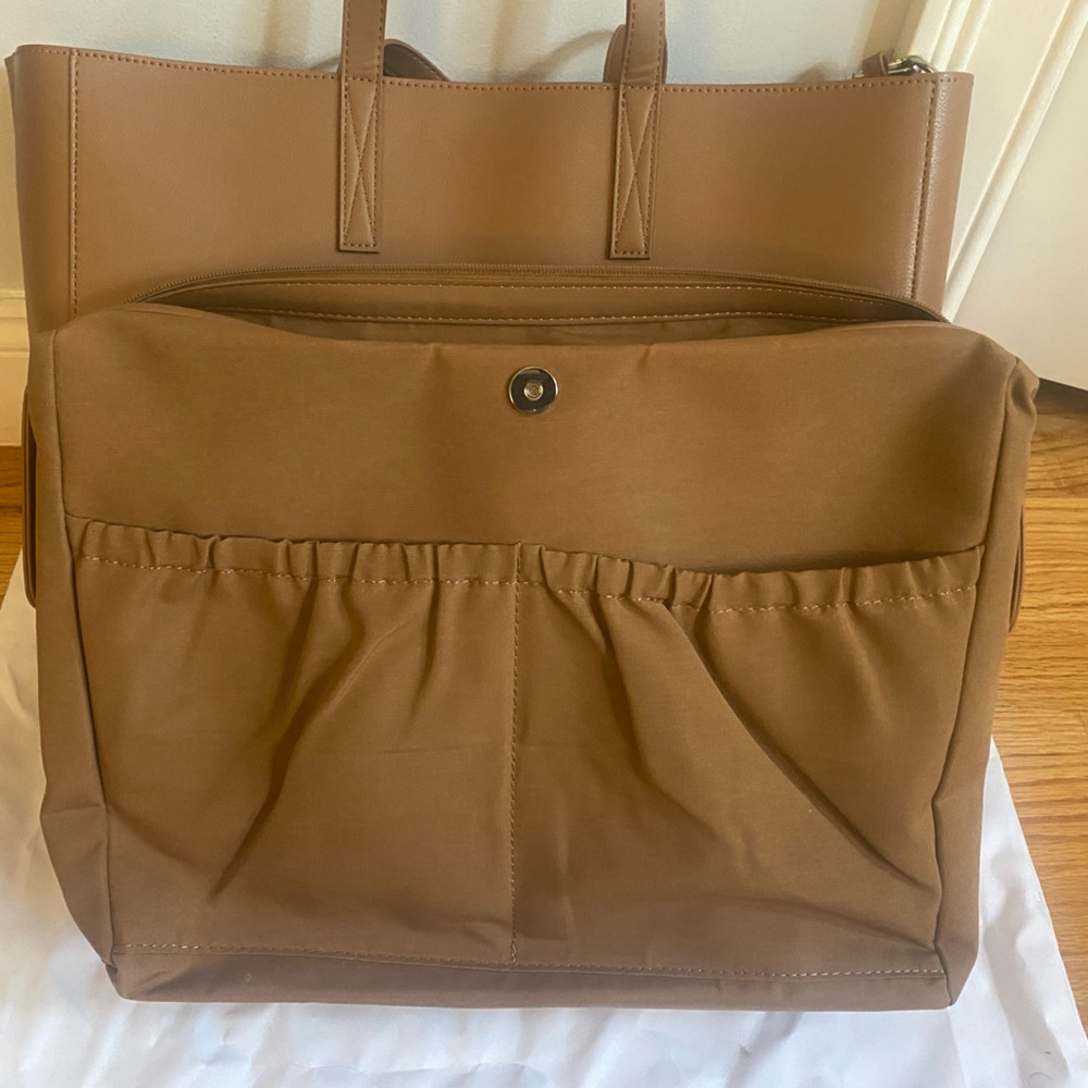Calpak Haven Laptop Bag (Toffee) - Picture 3 of 15